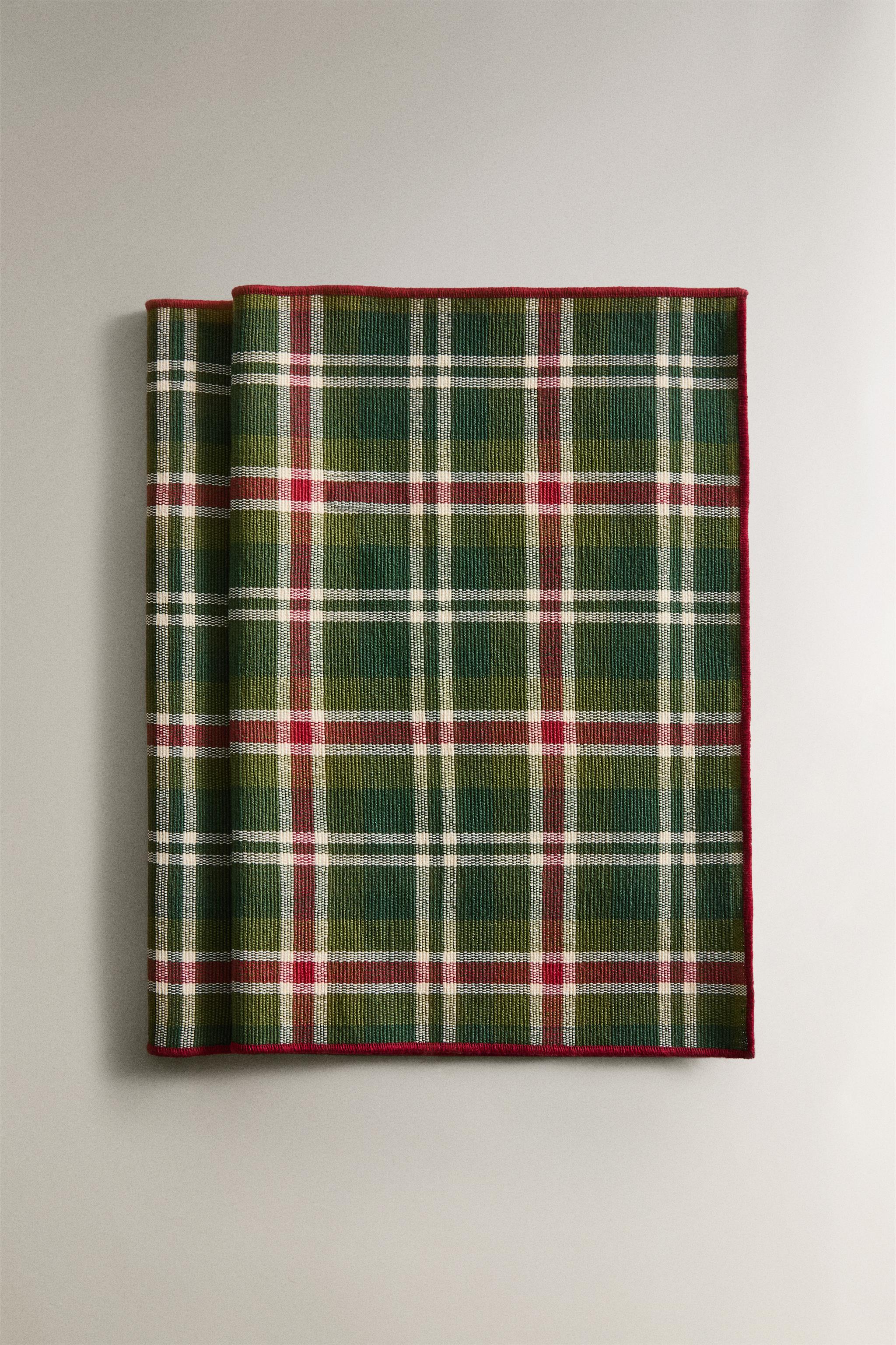 CHRISTMAS CHECK PLACEMAT (SET OF 2)