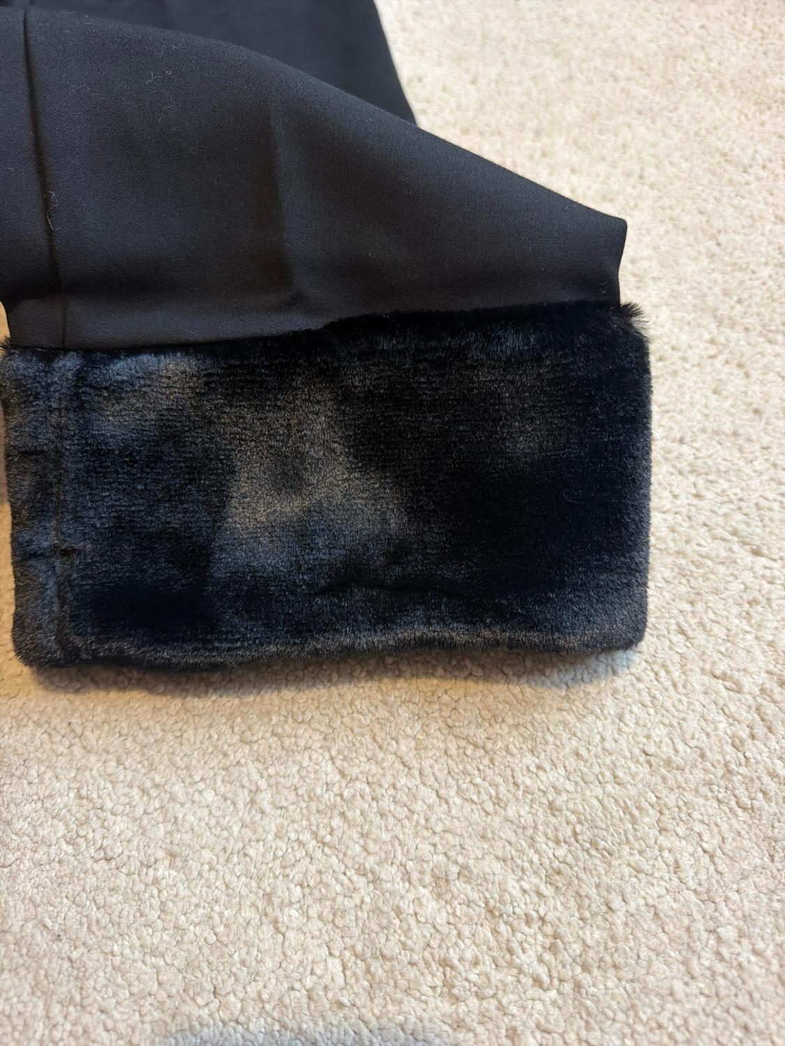 TROUSERS WITH FAUX FUR CUFFS - Image 2