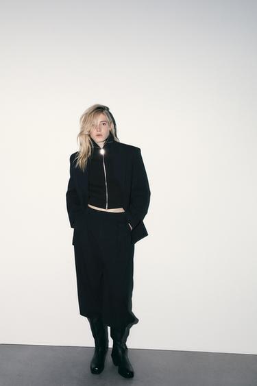 BLAZER RAYA DIPLOMÁTAICA BOLSILLOS - Marino de Zara