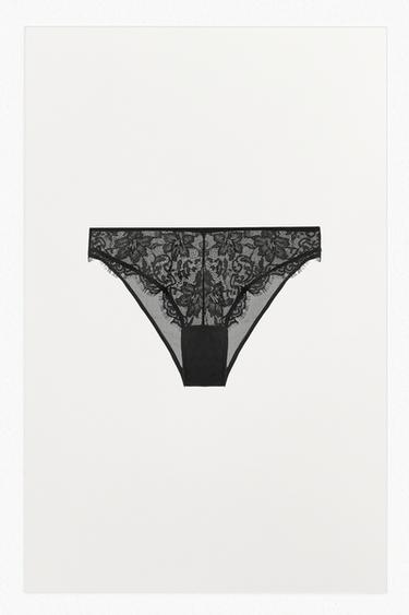 SLIP IN PIZZO - Nero di Zara