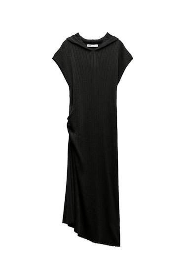 RIBBED KNIT LONG TUNIC