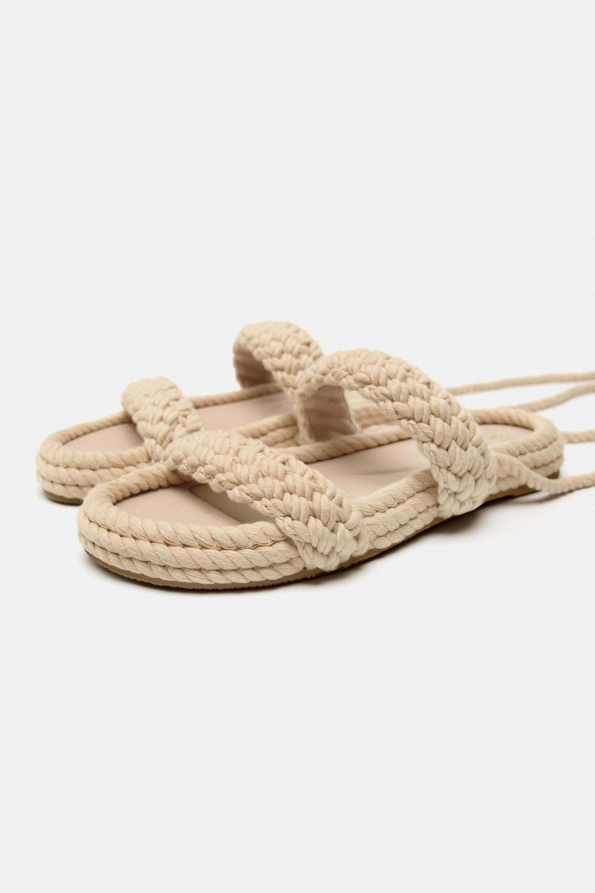 Zara cheap rope sandals