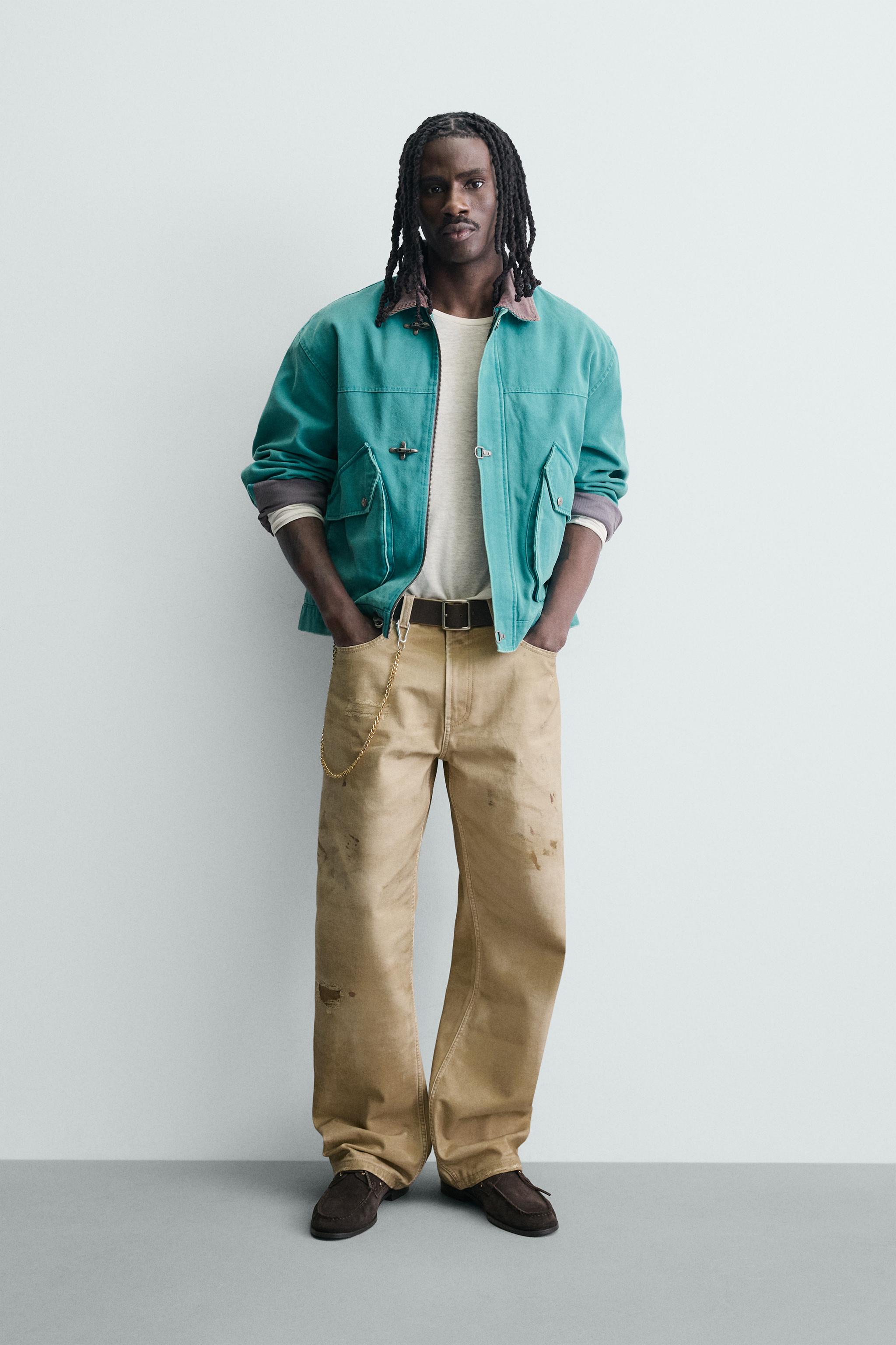 BLOUSON COUPE CARRÉE À BRANDEBOURGS