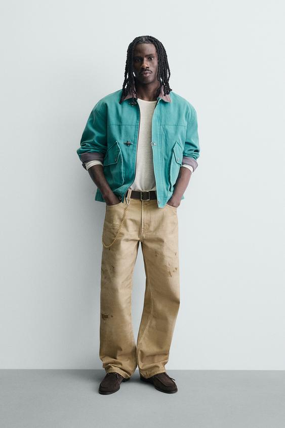 BOXY FIT FIREMAN CLASP JACKET from Zara - $129