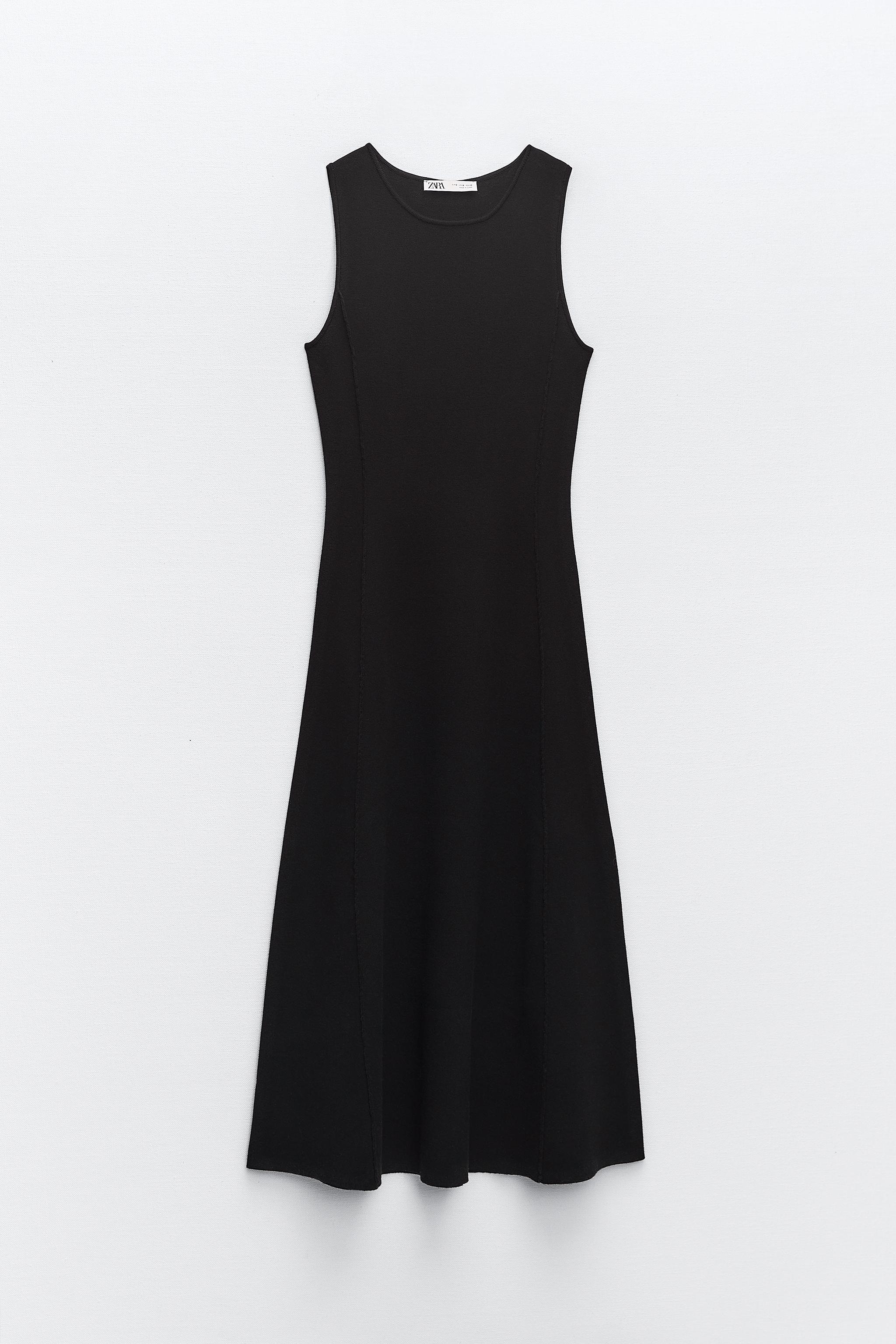 Zara black sleeveless store dress