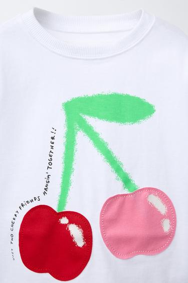 PRINTED T-SHIRT - White by Zara - Image 2