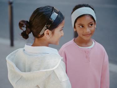 FADED LACE SWEATSHIRT — Faded pink 1