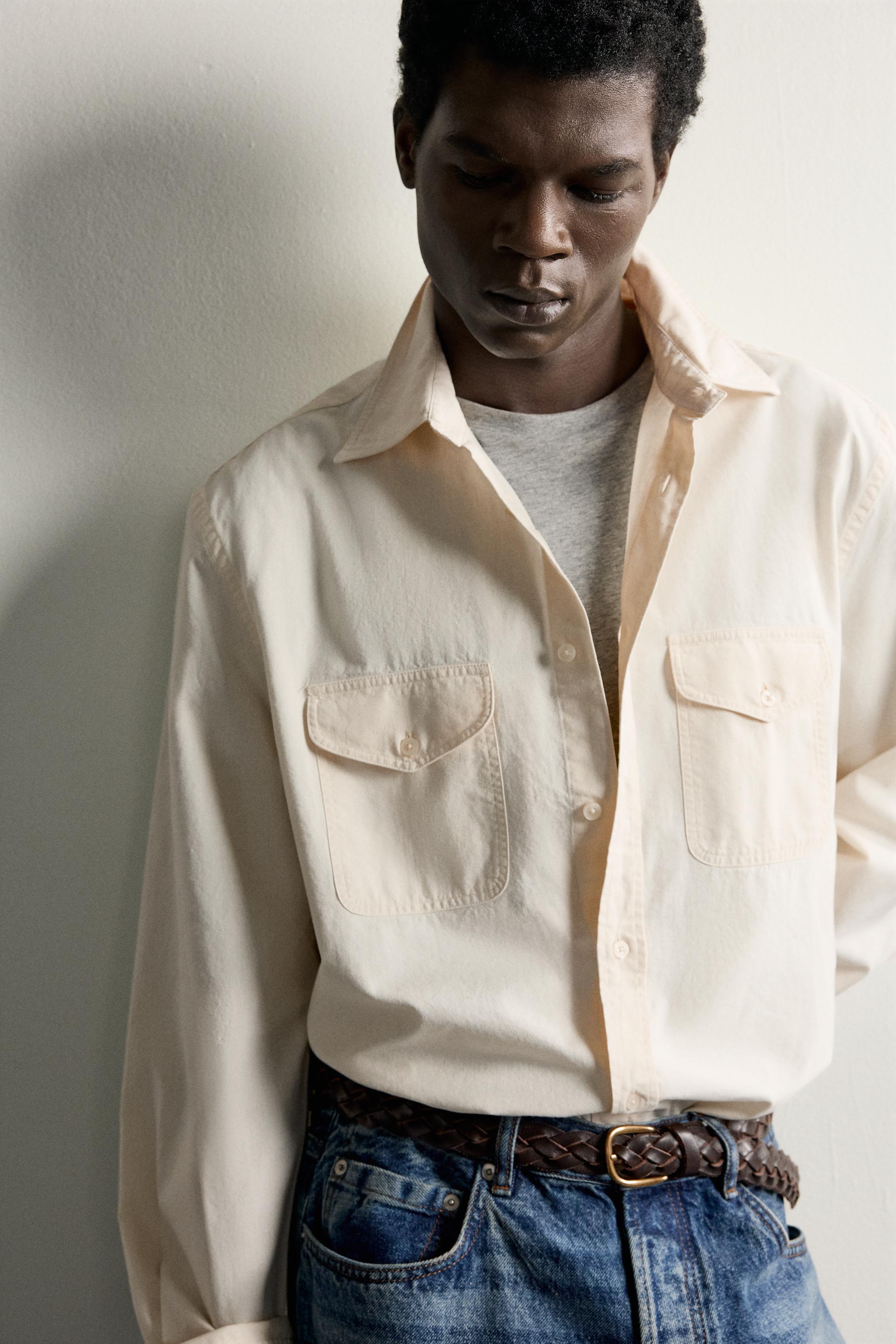 REGULAR FIT POCKET SHIRT