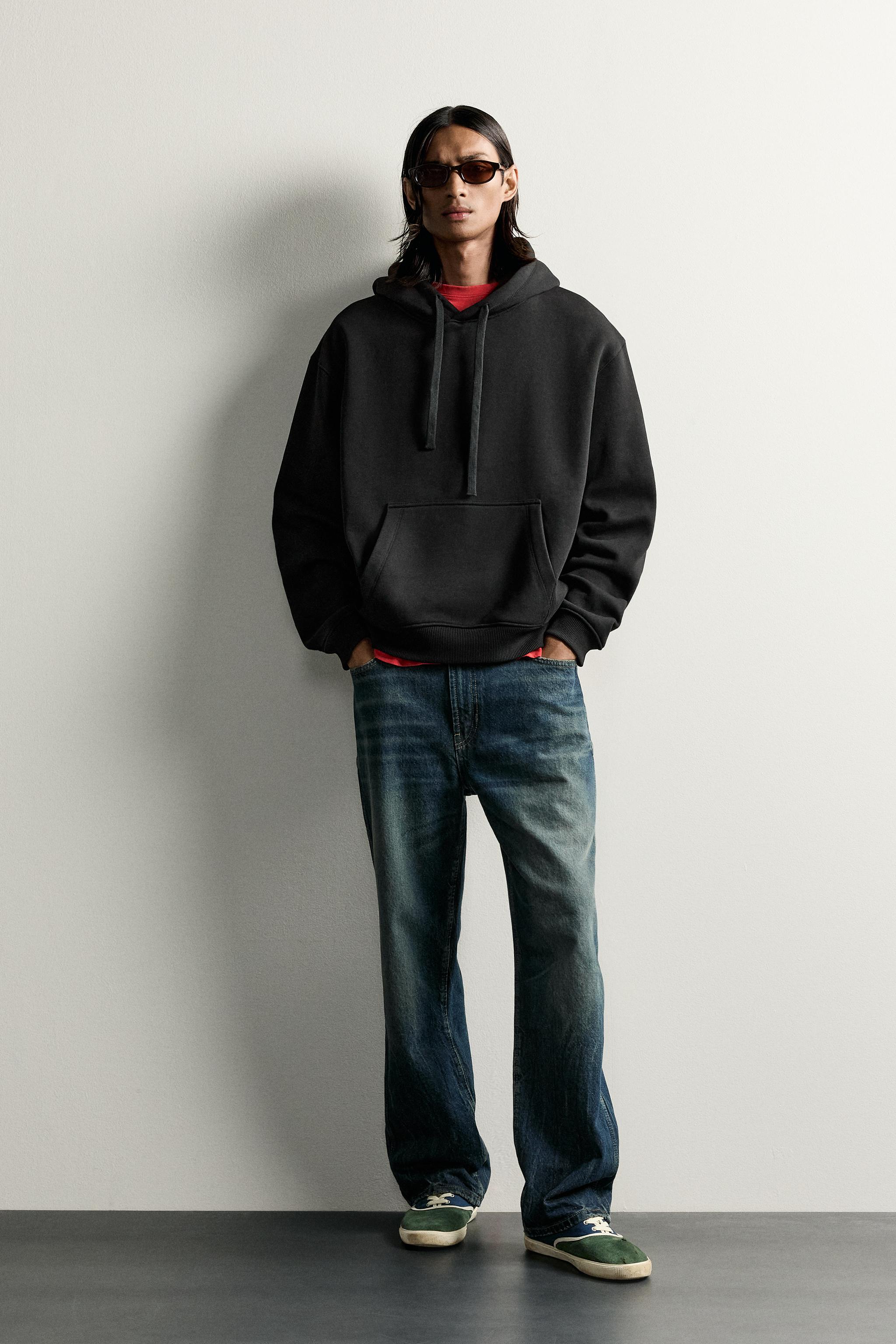 BASIC RELAXED-FIT HOODIE