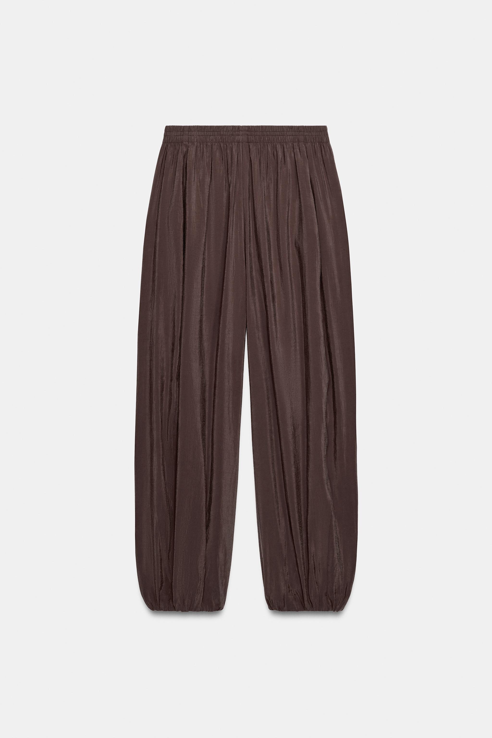 ELASTIC WAIST BALLOON PANTS