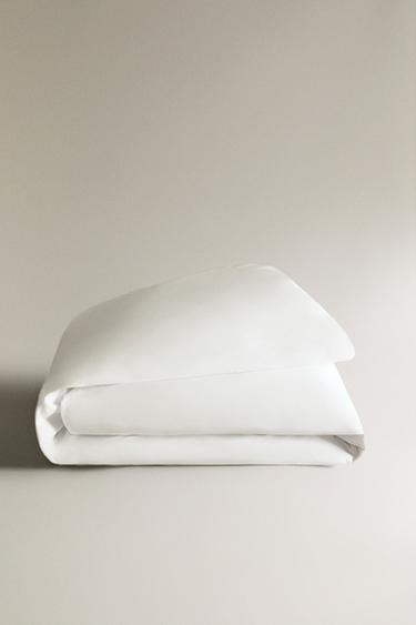 HOUSSE DE COUETTE PERCALE DE COTON (500 FILS) - Blanc de Zara - Image 4