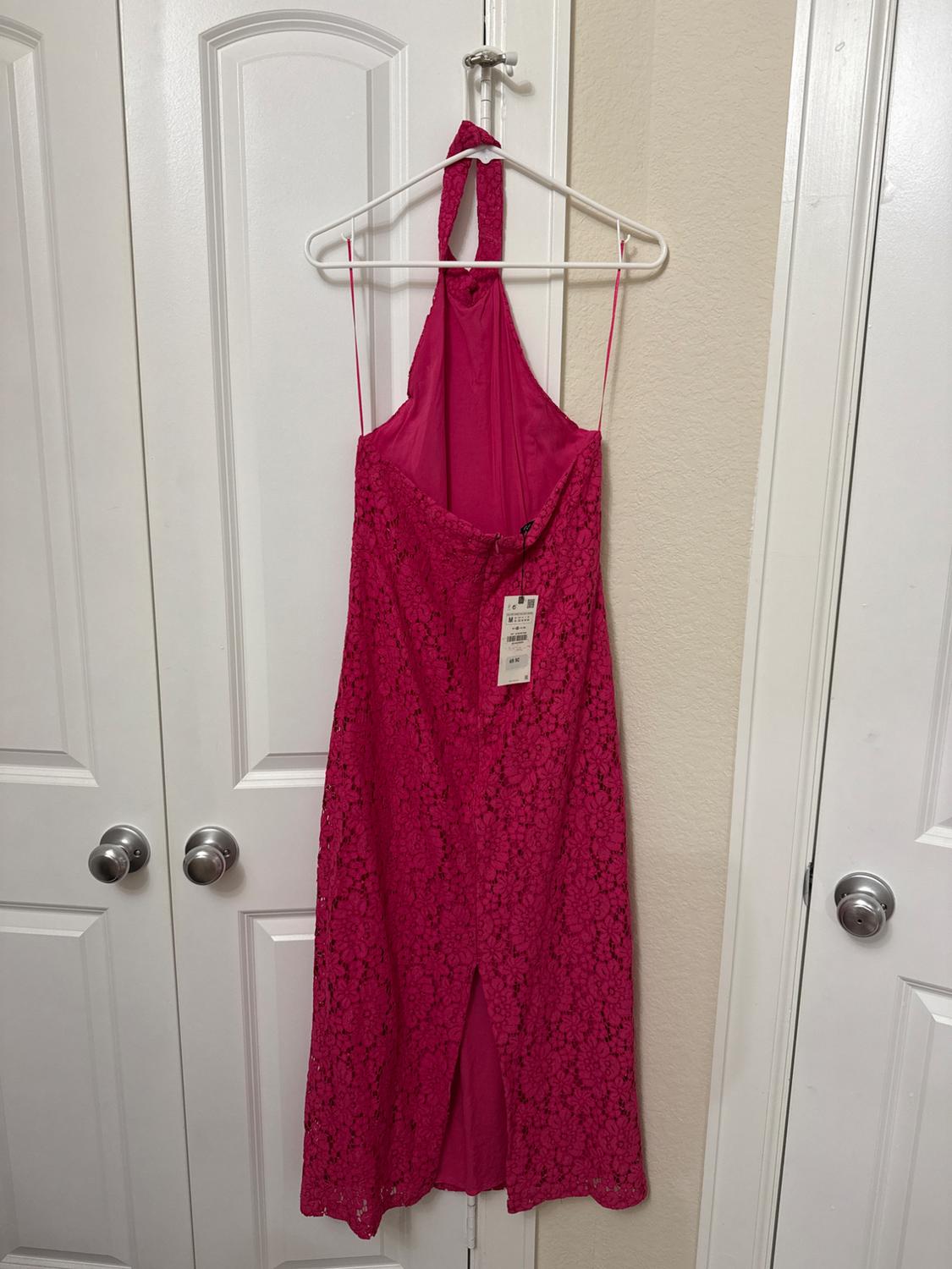 LACE HALTER DRESS - Image 5