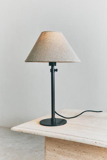 LAMPADA TAVOLO BASE METALLO - Beige chiaro di Zara
