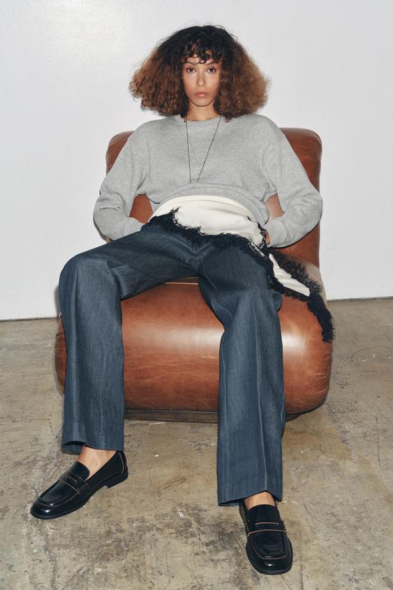 Denim Cuissardes Bleu Marine Mini Jupe Bleu Clearance