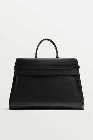 BORSA IN PELLE - Nero di Zara