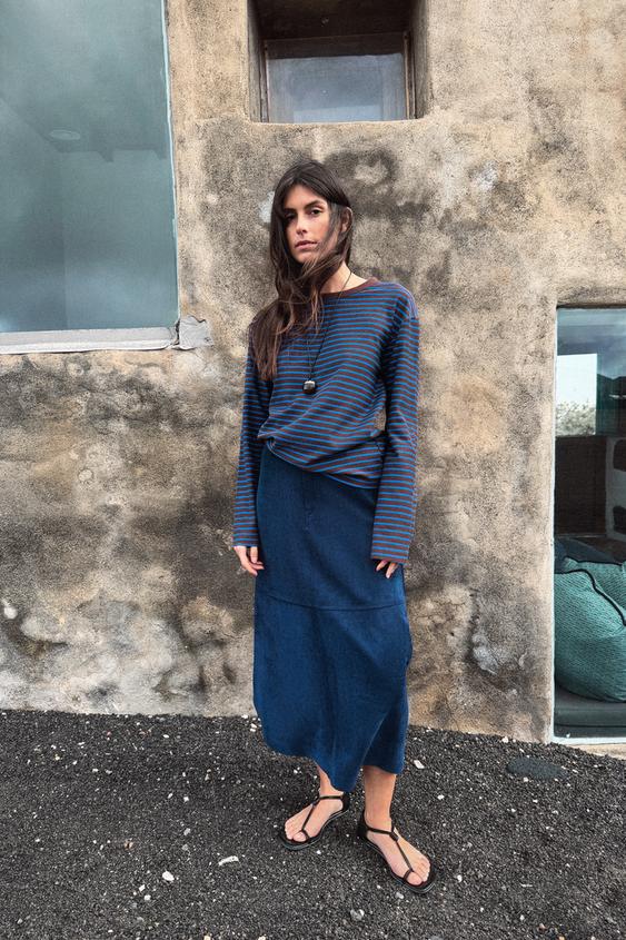 STRIPED LONG SLEEVE T-SHIRT