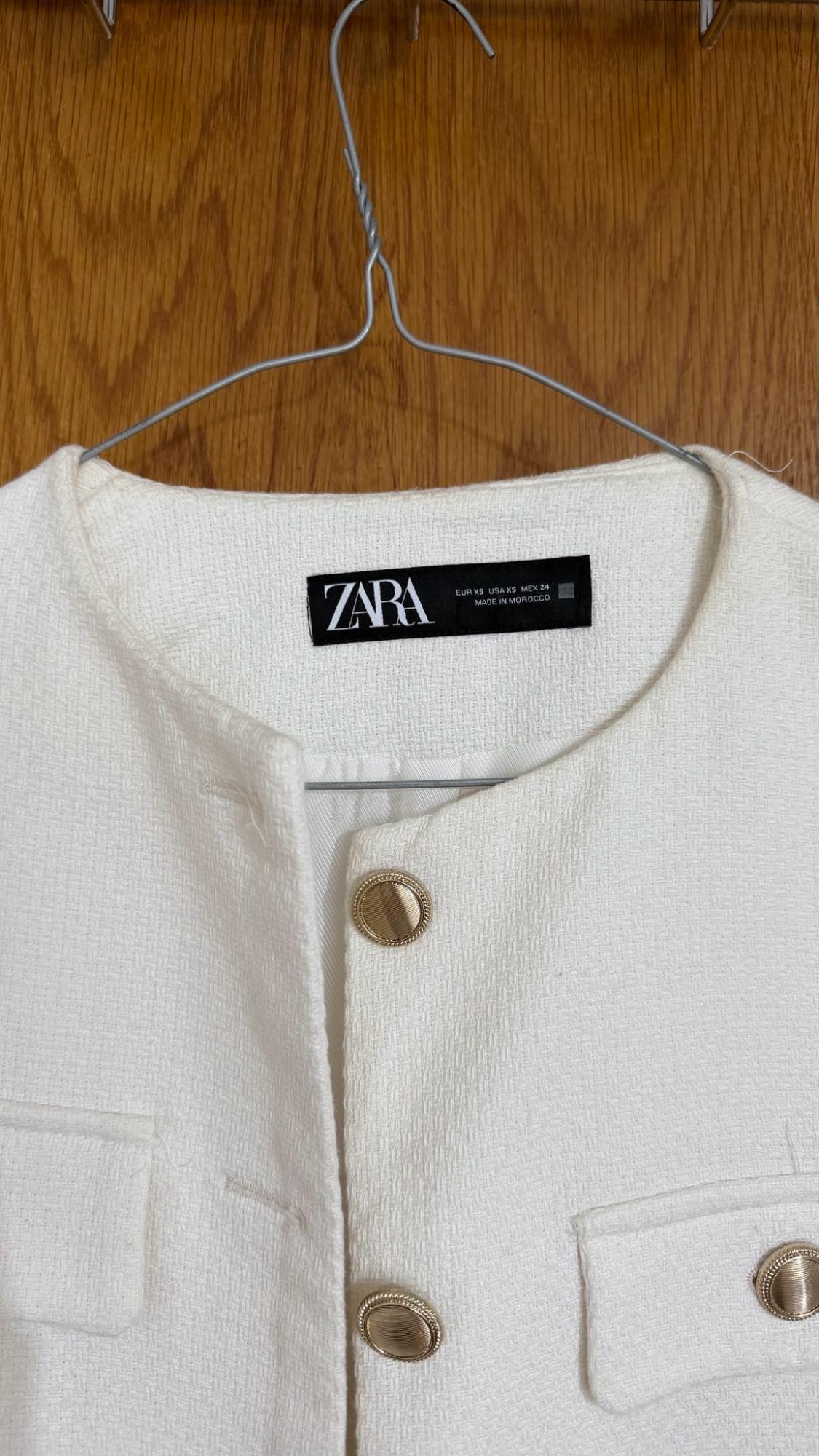 ROUND NECK PIQUÉ BLAZER - Image 3