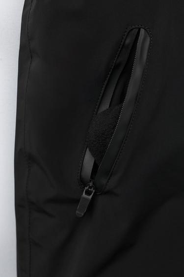 WATERPROOF AND WINDPROOF BIB TROUSERS WITH POCKETS RECCO® SYSTEM SKI COLLECTION - Black by Zara - Image 4