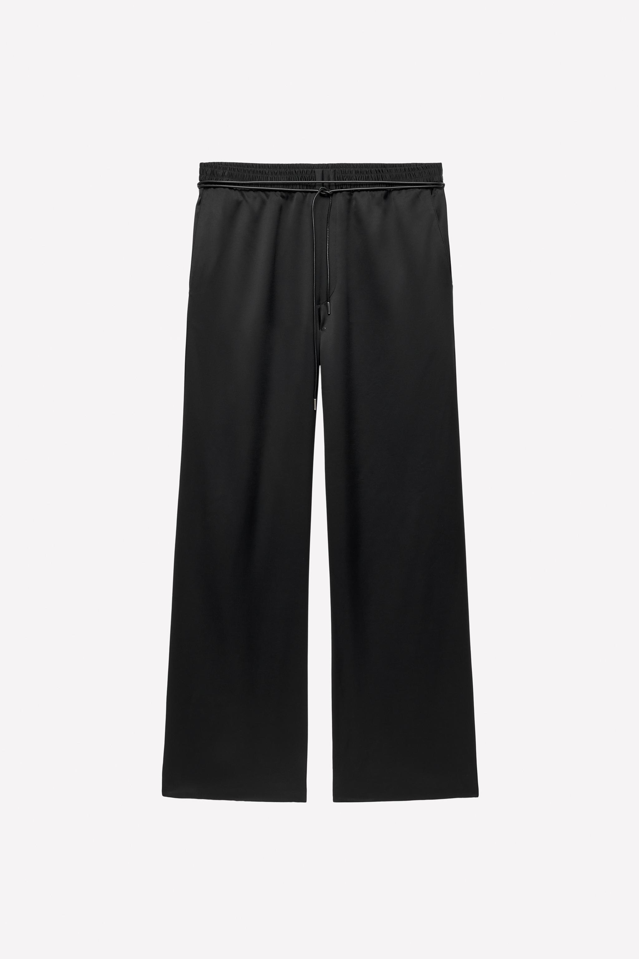 VISCOSE - WOOL BELTED PANTS LUDOVIC DE SAINT SERNIN x ZARA