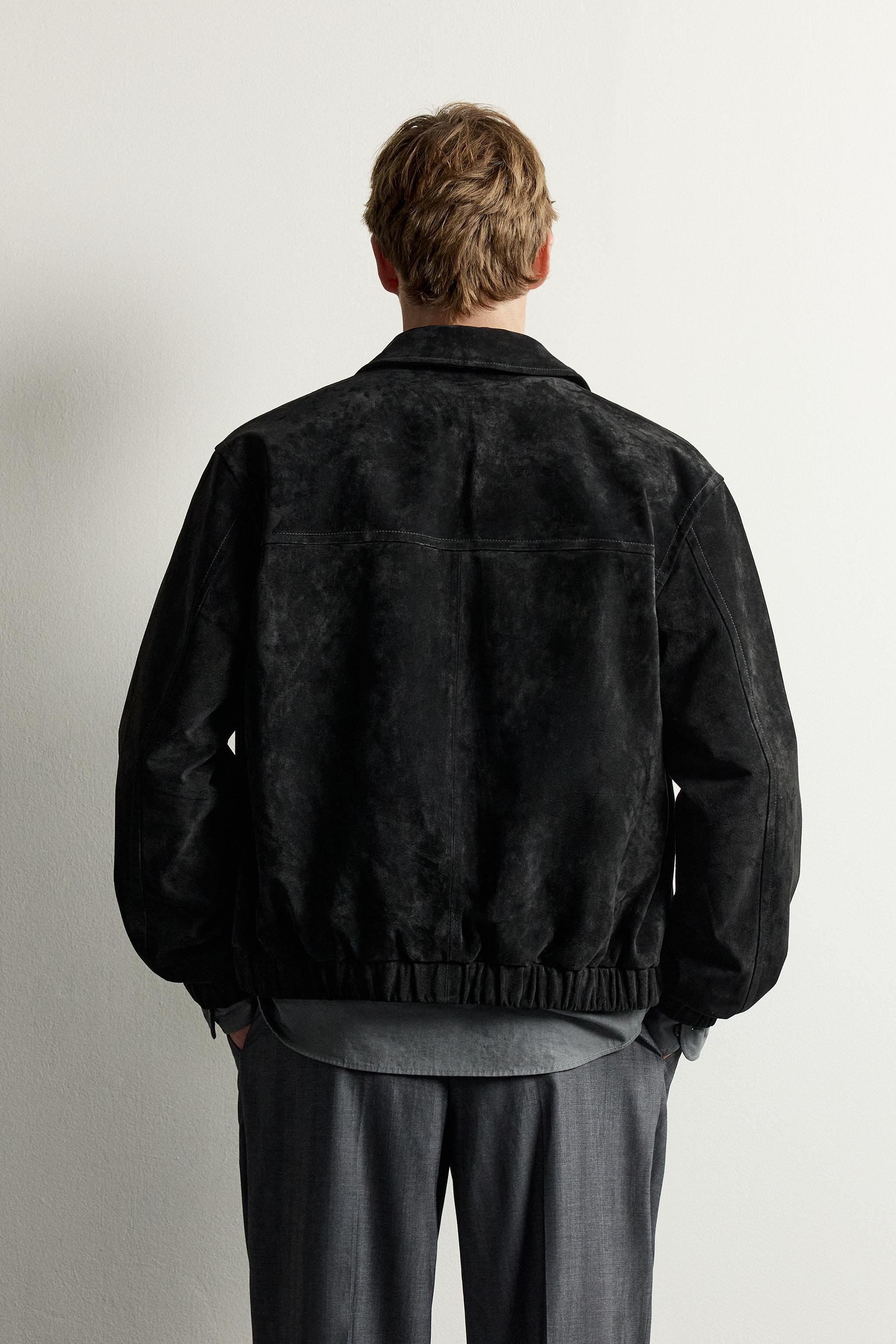 BLOUSON EN DAIM