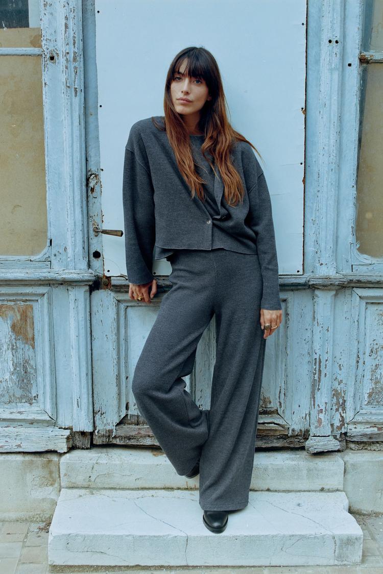 SOFT FEEL RIBBED PANTS
