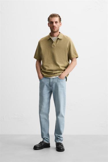 SLIM FIT JEANS - Light blue by Zara