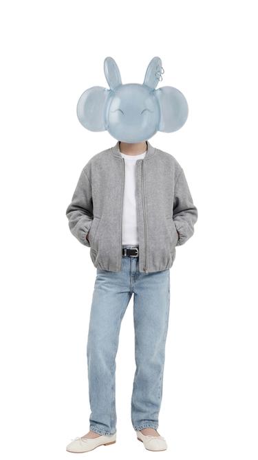 جينز بقصة مستقيمة - أزرق الخاص بـ Zara