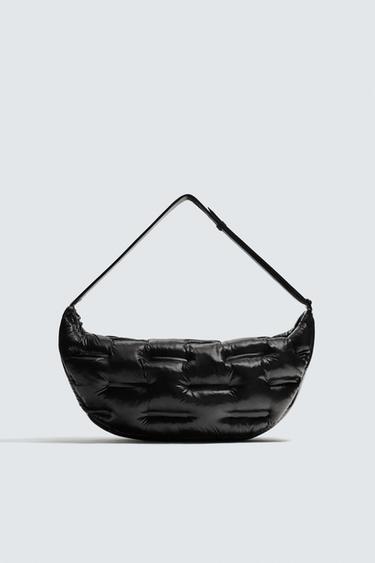 QUILTED SHOULDER BAG - Black by Zara