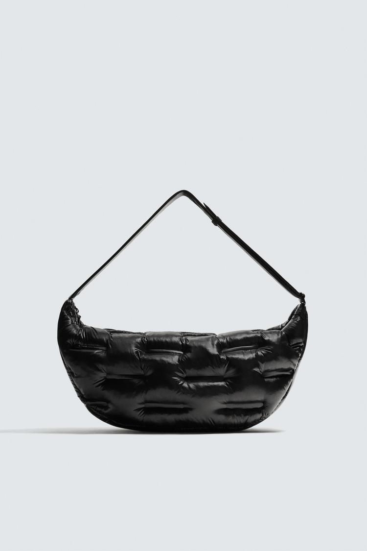 ZARA QUILTED SHOULDER BAG