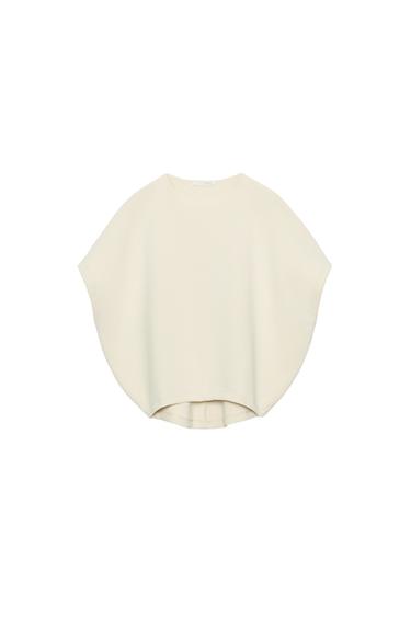 CROP TOP - Ecru by Zara