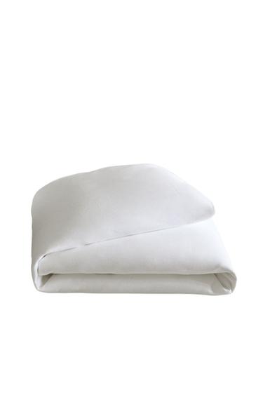 COLCHA QUADRICULADA COM BORDA - Branco da Zara