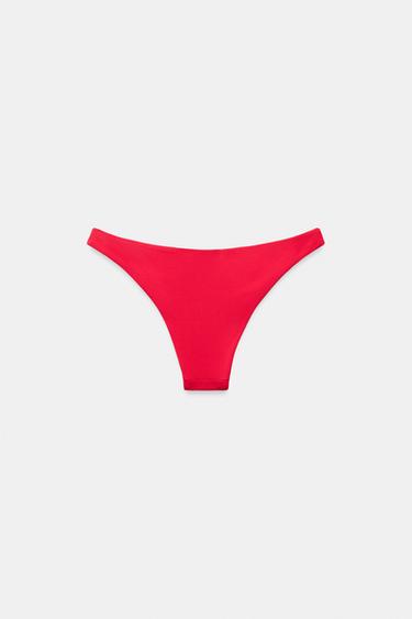 BASIC BIKINI BOTTOMS - Red by Zara - Image 4
