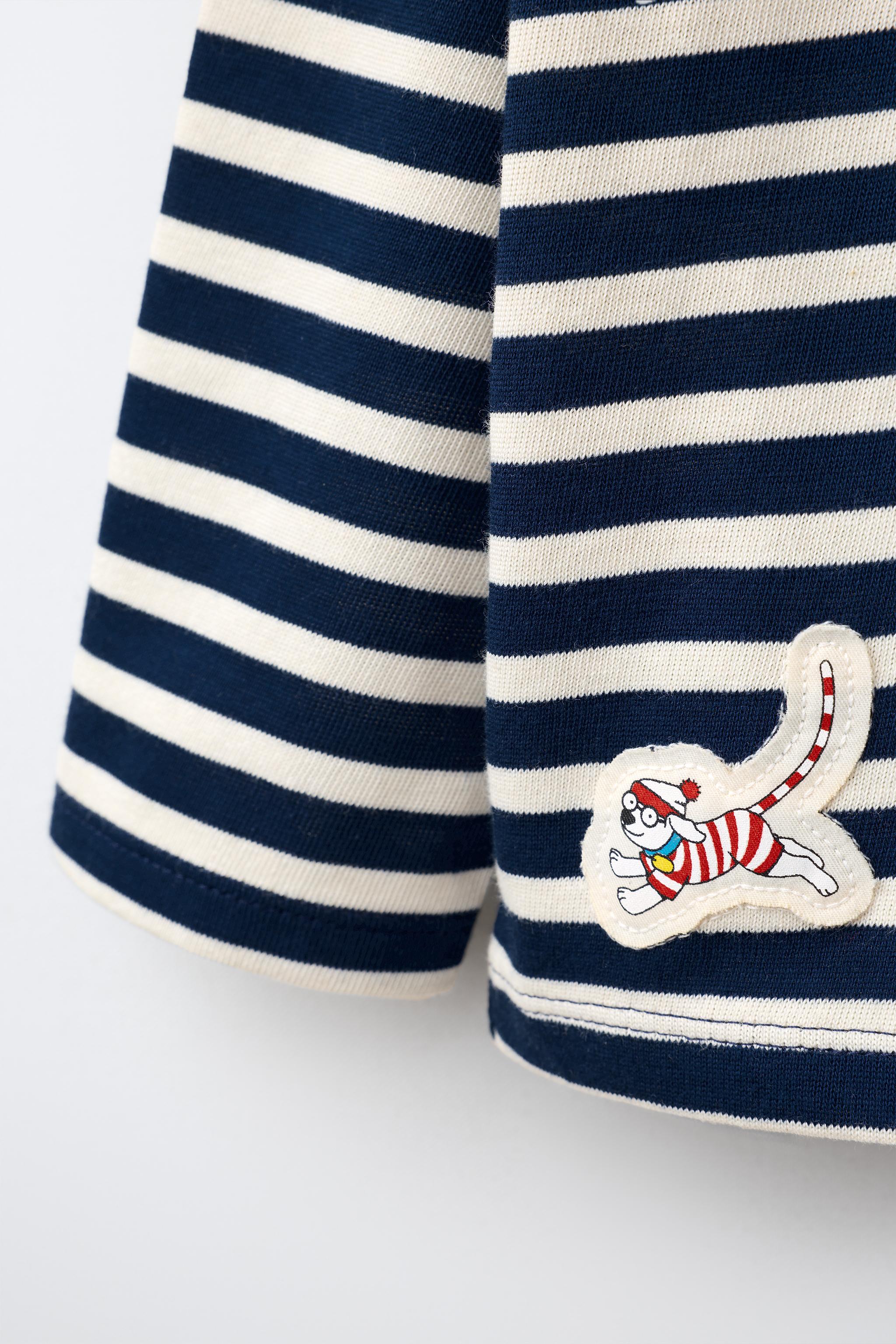WHERE'S WALLY? ® DREAMWORKS STRIPED T-SHIRT