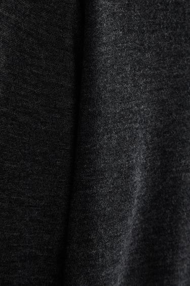 WOOL AND SILK SWEATER - Grey by Zara - Image 3