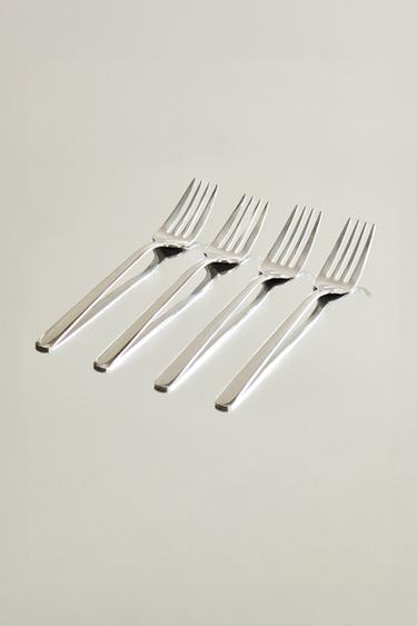 PACK OF SHINY STEEL FORKS (PACK OF 4) - Multicoloured by Zara - Image 6