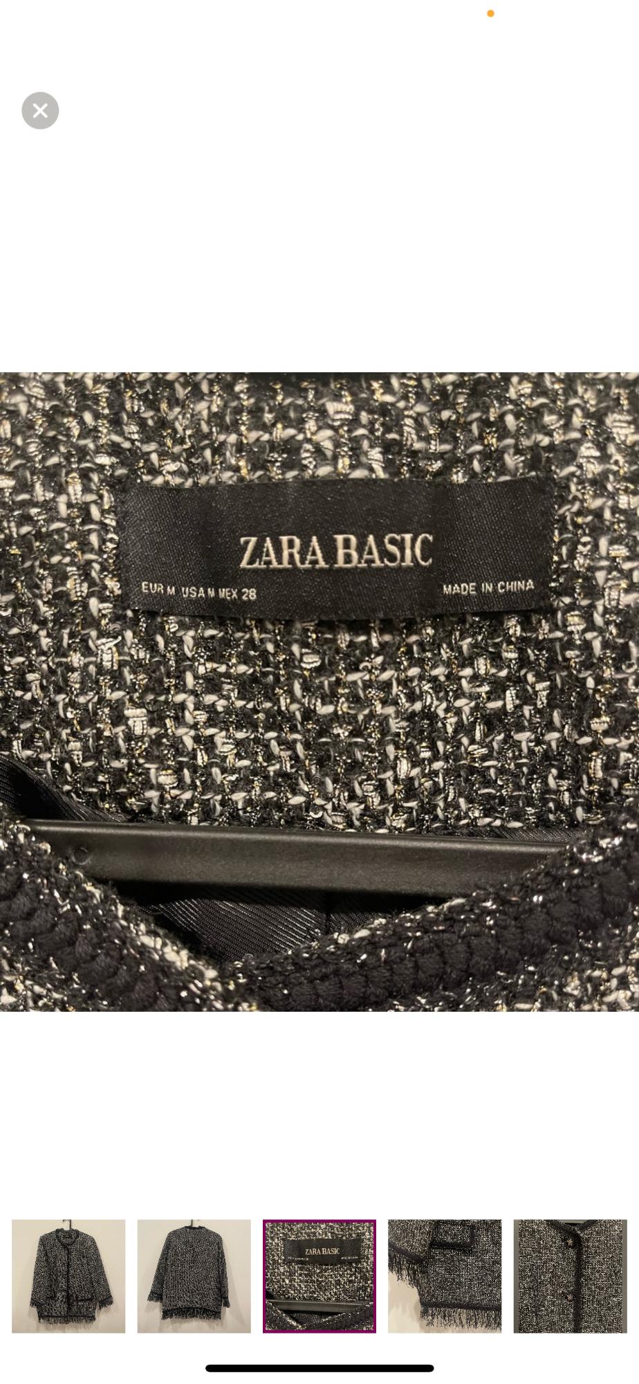 TWEED JACKET WITH METALLIC THREAD - Image 3