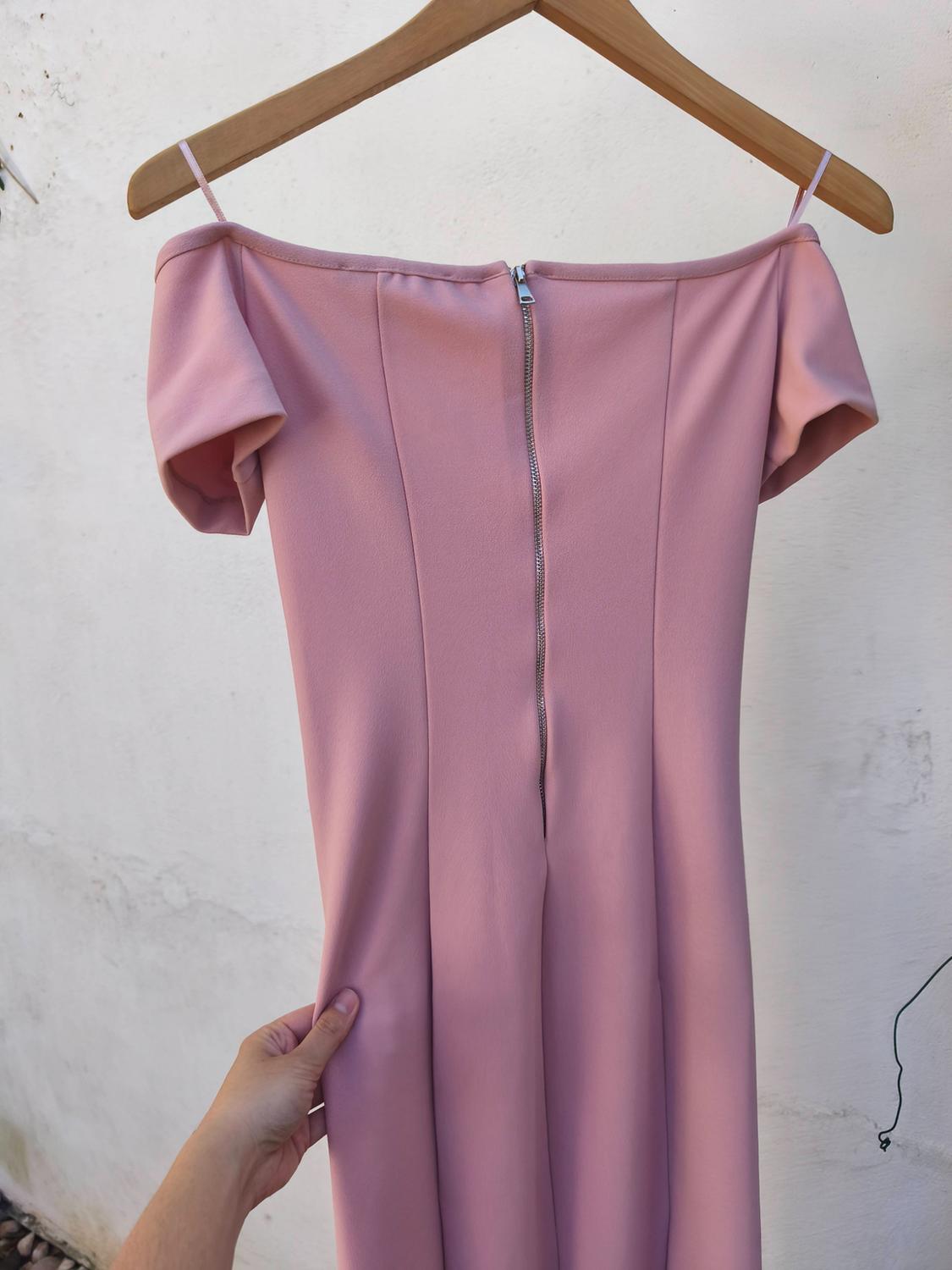 TOP STITCHED DRESS - Image 7