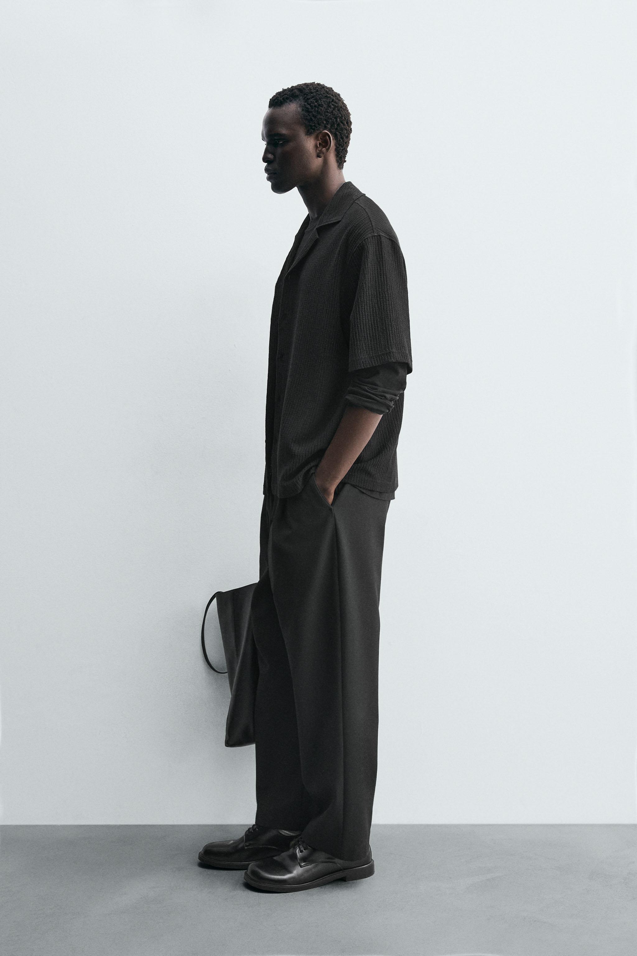 TEXTURED RELAXED FIT SHIRT