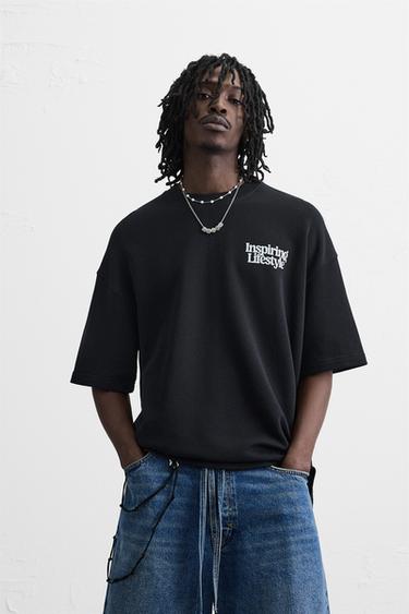 GRAPHIC PRINT SWEATSHIRT - Black by Zara