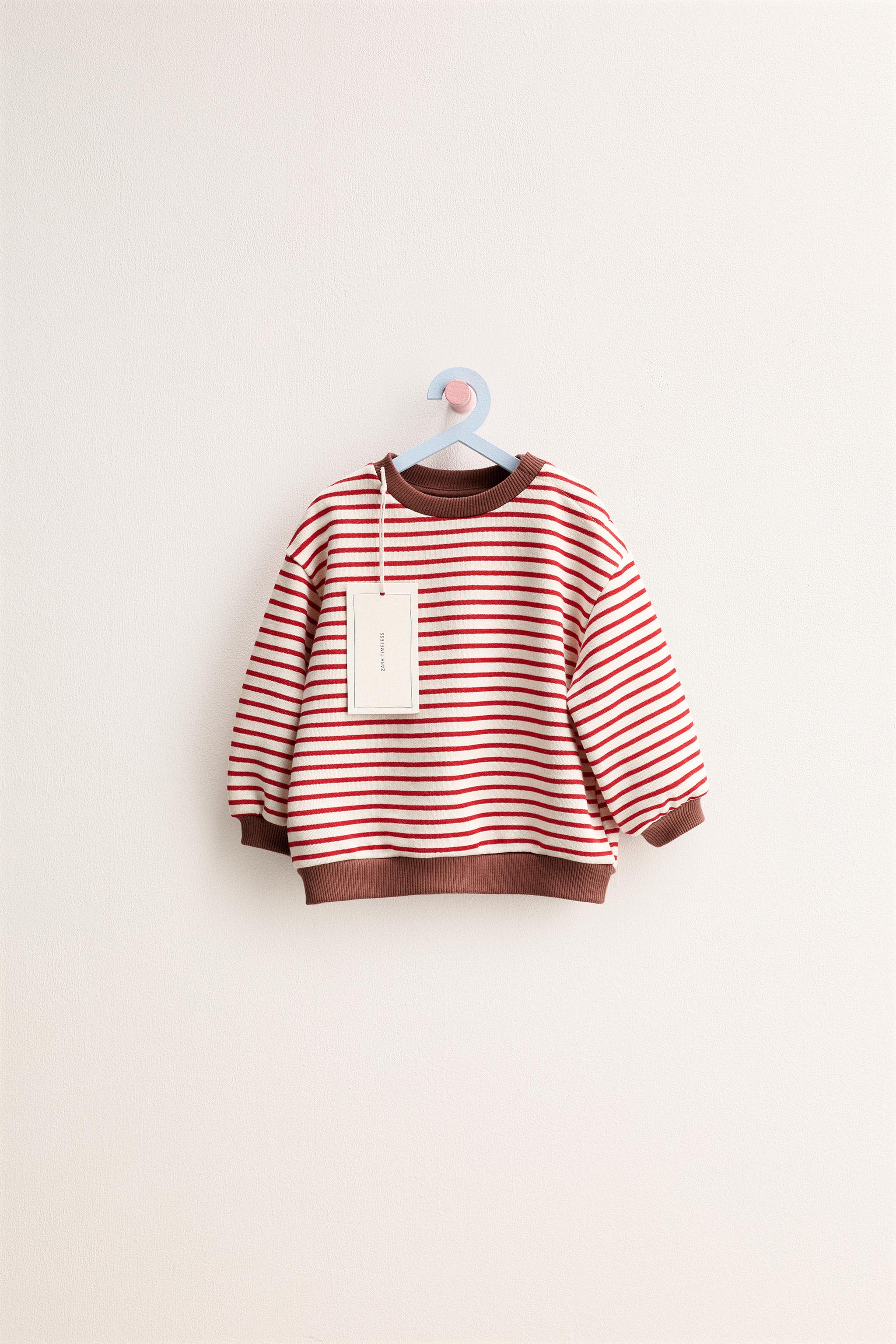 ZARA TIMELESS - STRIPED SWEATSHIRT