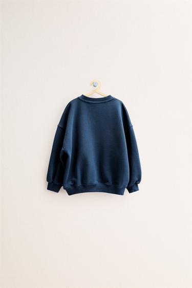 ZARA TIMELESS - PLAIN SWEATSHIRT - Navy blue by Zara - Image 1