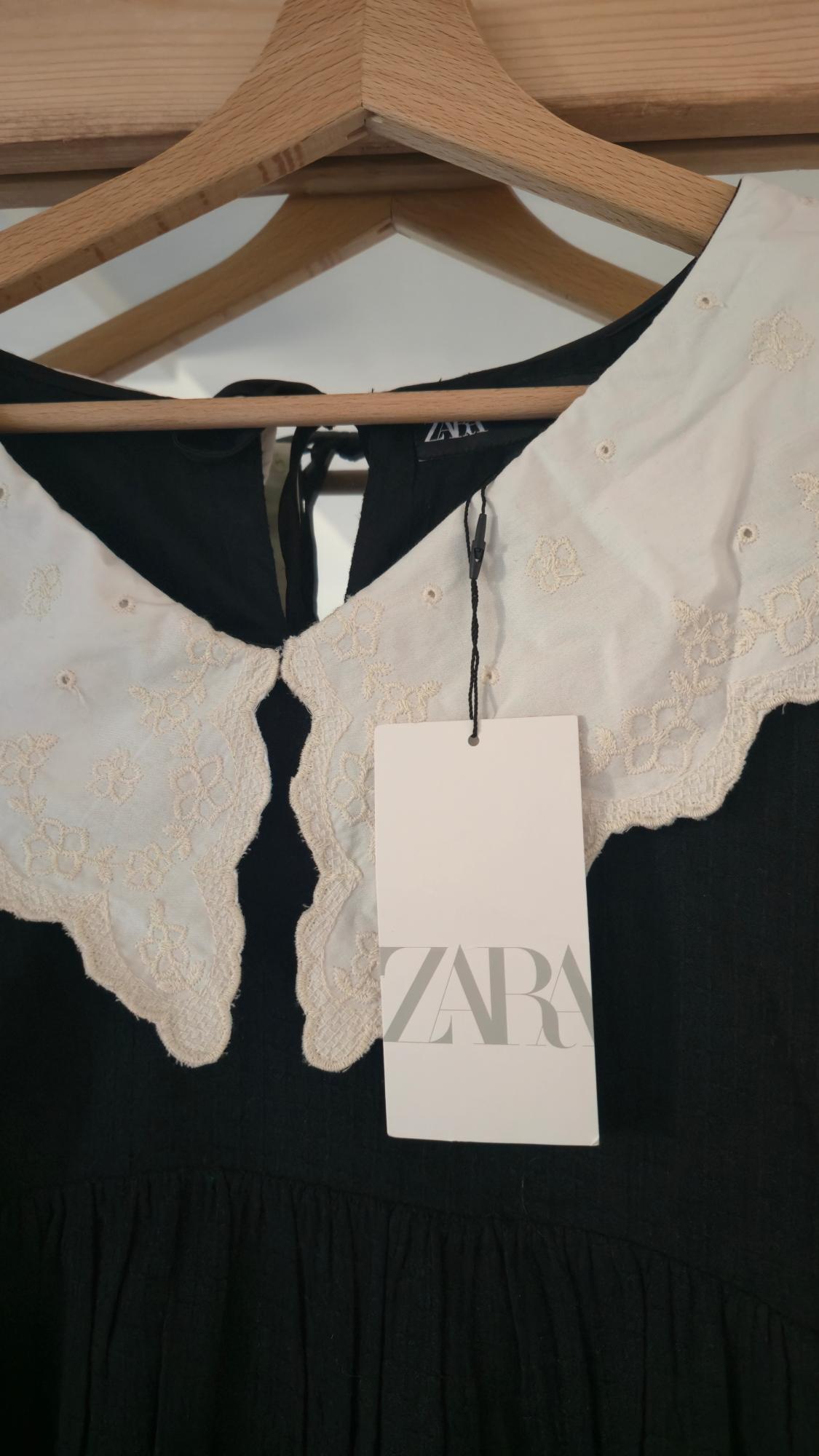 SHORT DRESS WITH PETER PAN COLLAR - Image 3
