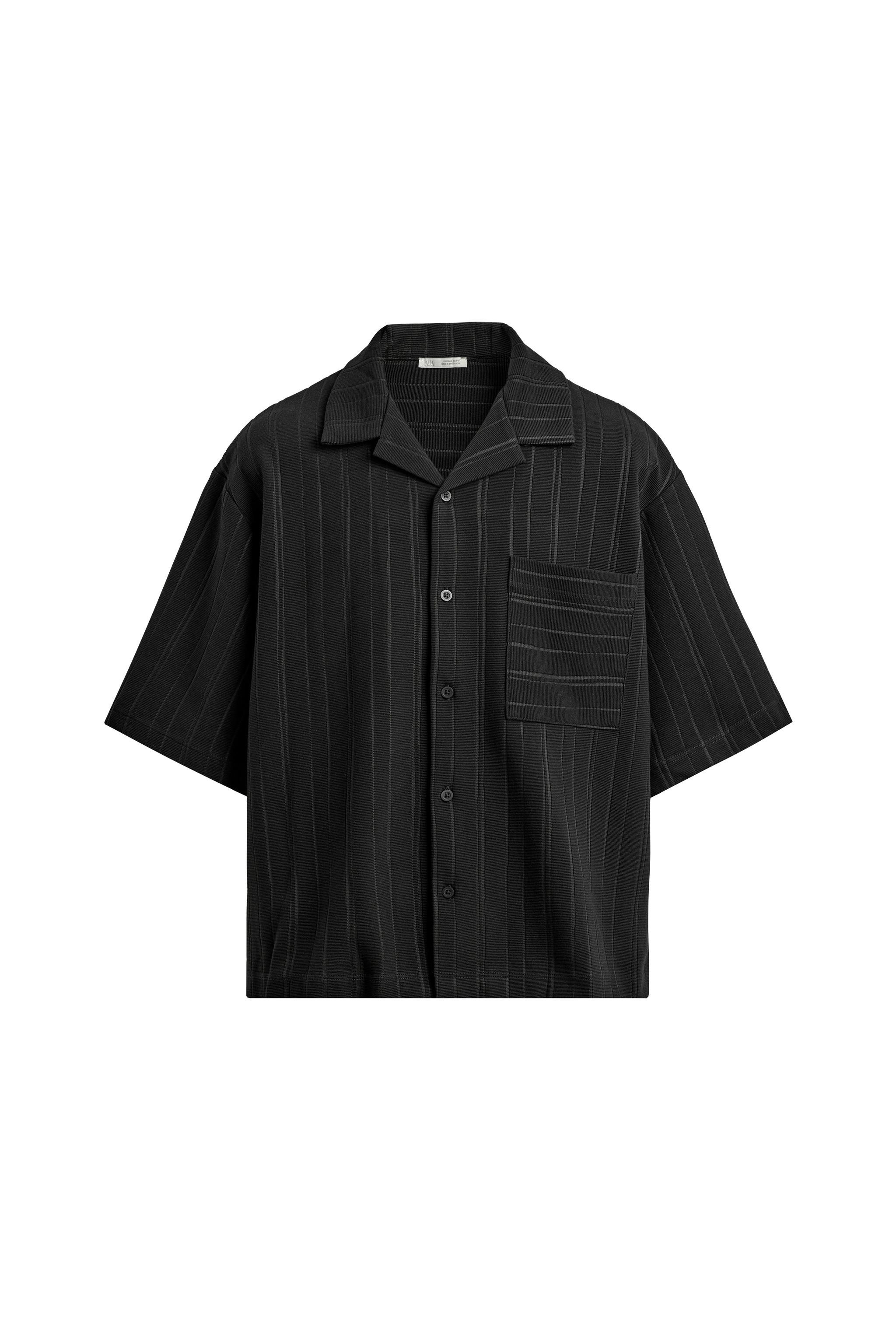 RELAXED FIT STRIPED SHIRT - Brick | ZARA South Africa