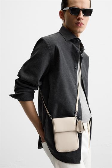 SAC BANDOULIÈRE UNI - Blanc ivoire de Zara - Image 0