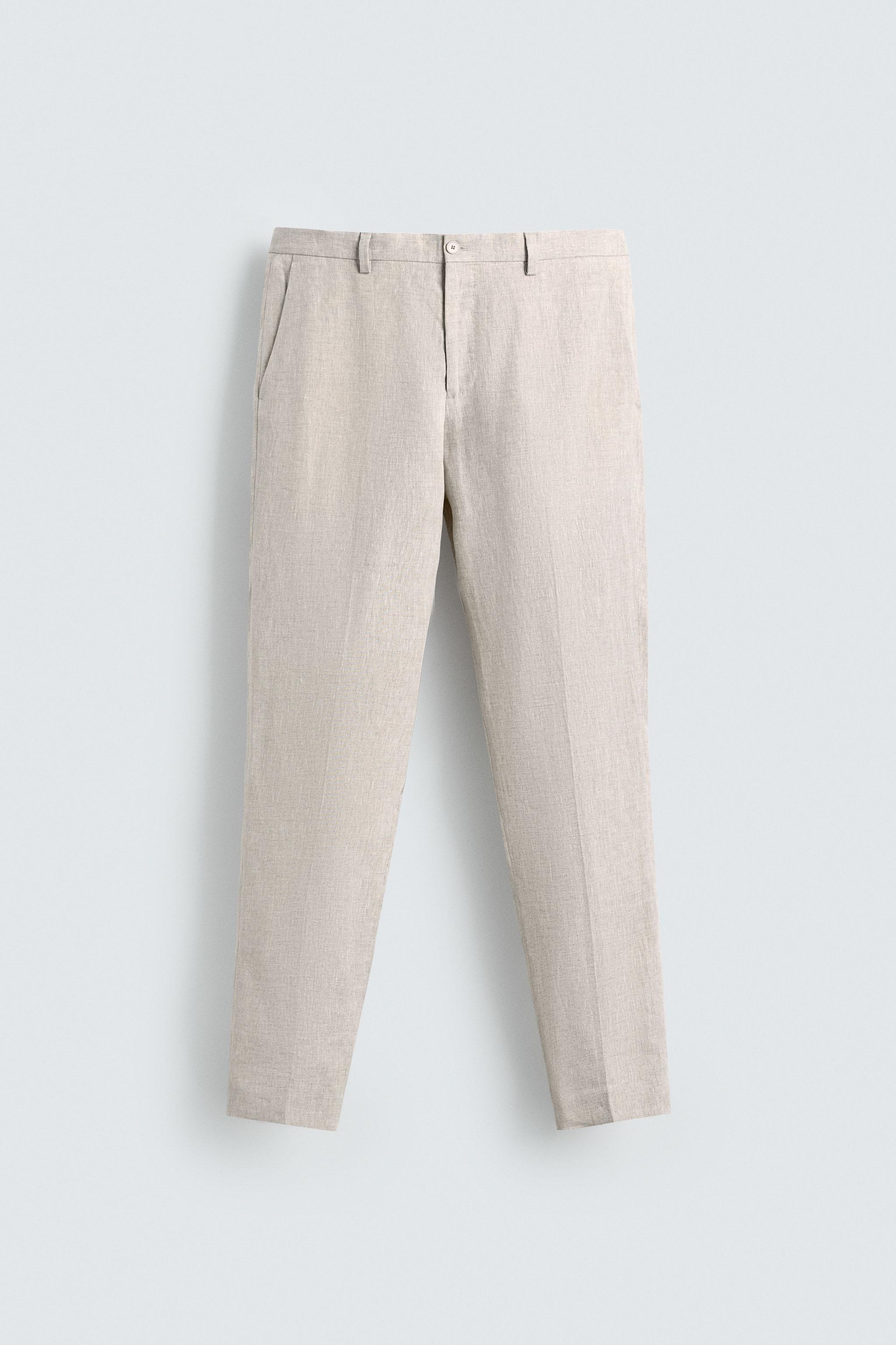 PANTALON DE COSTUME 100 % LIN