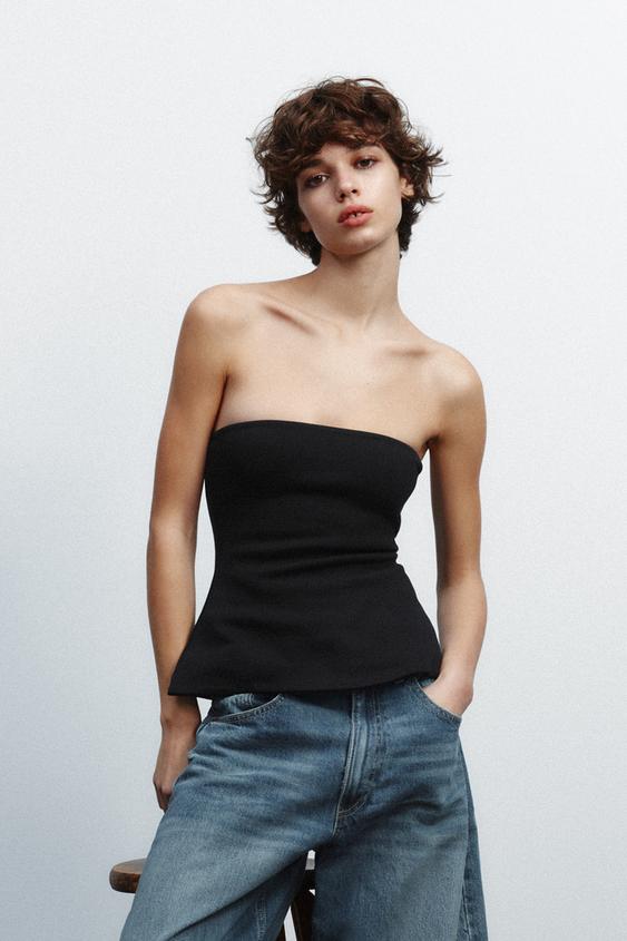 Off Shoulder Pullover Spalle Scoperte Zara Maglia Con Spalle