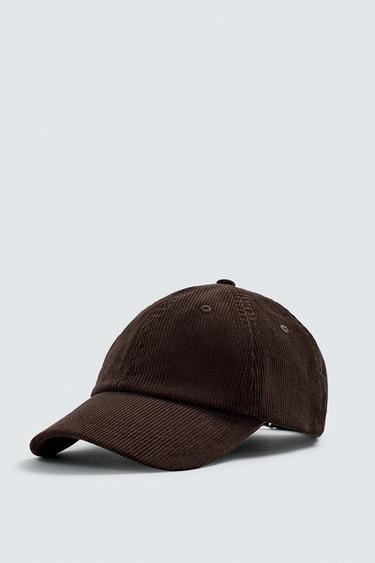 CORDUROY CAP - Brown by Zara