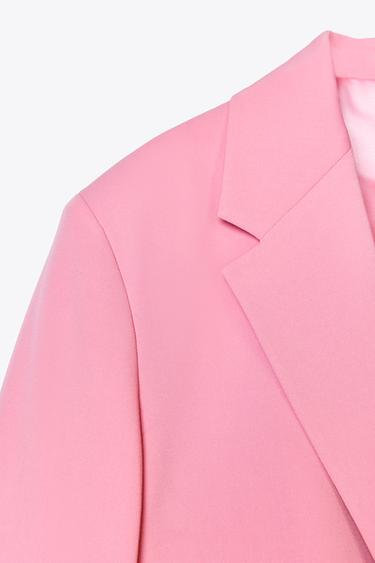OVERSIZE BLAZER - Mid-pink by Zara - Image 7