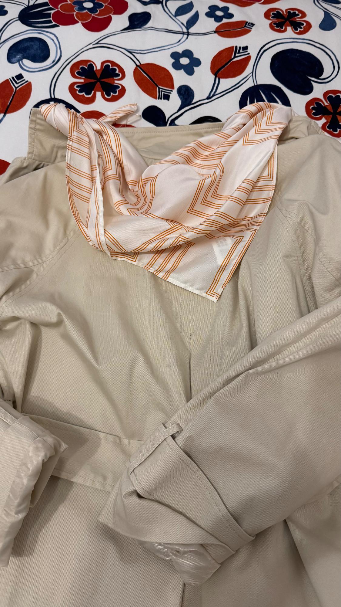 LONG SCARF TRENCH COAT - Image 4