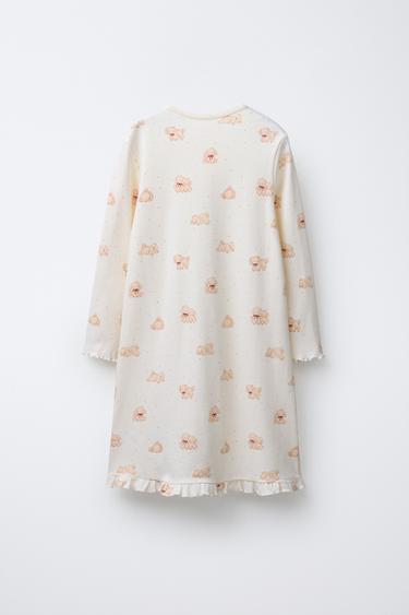 6-14 YEARS/ PUPPY NIGHTIE PYJAMAS - camel by Zara - Image 1